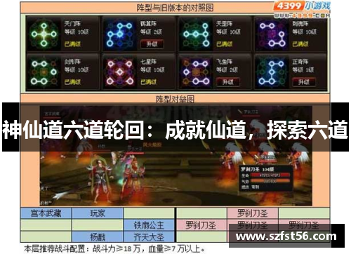 神仙道六道轮回：成就仙道，探索六道